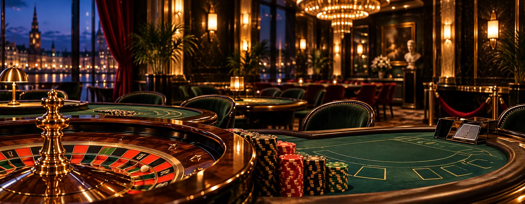 Roulette und Black Jack im Casino Esplanade Hamburg
